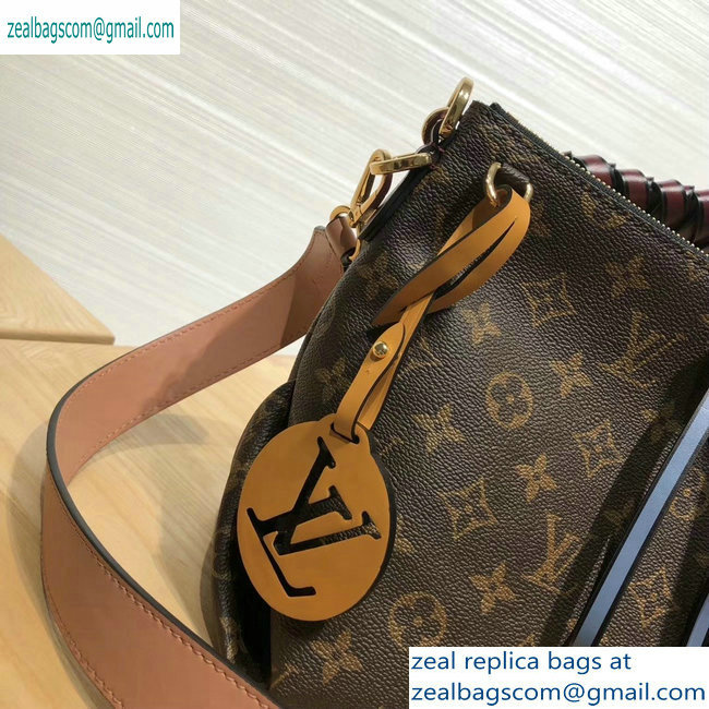 Louis Vuitton Braided Handle Monogram Canvas Beaubourg Hobo Bag 2019