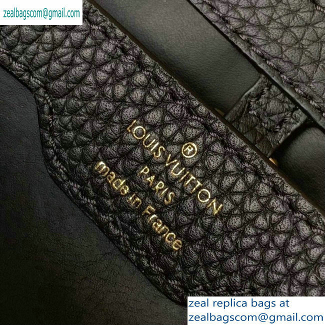 Louis Vuitton Capucines BB Bag Braided Handle and Strap M55236 Black - Click Image to Close