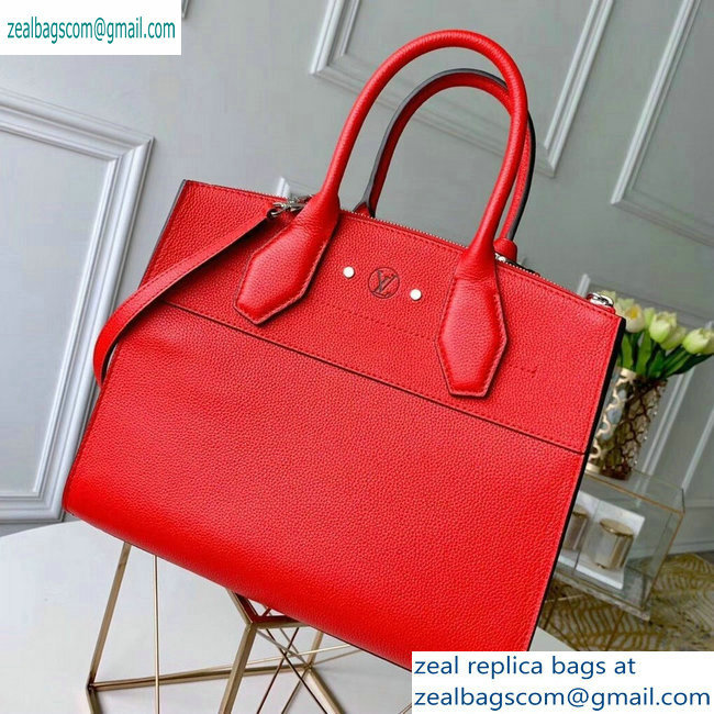 Louis Vuitton City Steamer MM Tote Bag M53014 Rubis - Click Image to Close