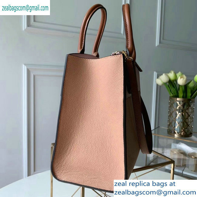 Louis Vuitton City Steamer MM Tote Bag M53068 Pink/Beige/Tan