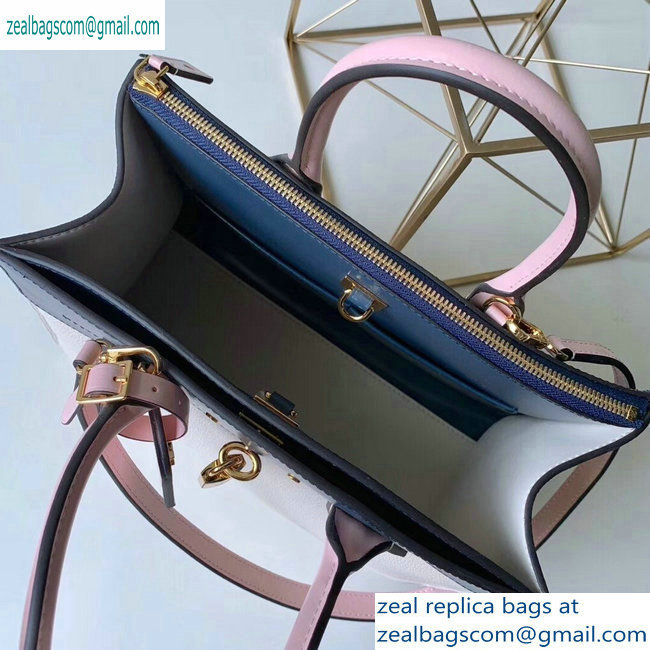 Louis Vuitton City Steamer MM Tote Bag M55178 Blue/White/Pink