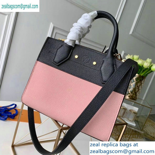 Louis Vuitton City Steamer Mini Tote Bag Black/Pink