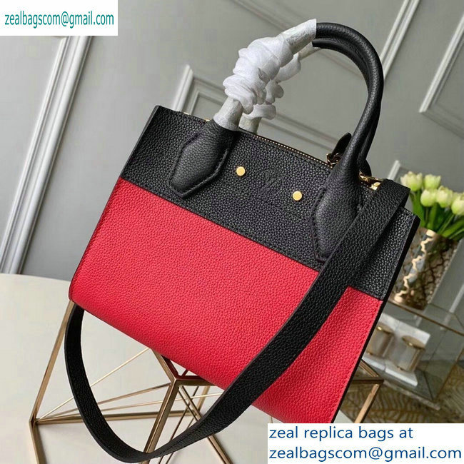 Louis Vuitton City Steamer Mini Tote Bag Black/Red - Click Image to Close