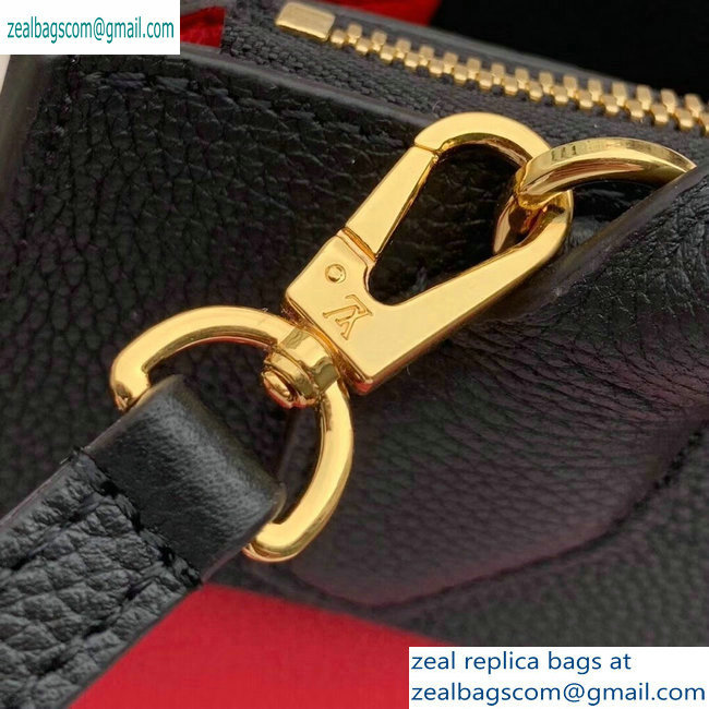 Louis Vuitton City Steamer Mini Tote Bag Black/Red - Click Image to Close