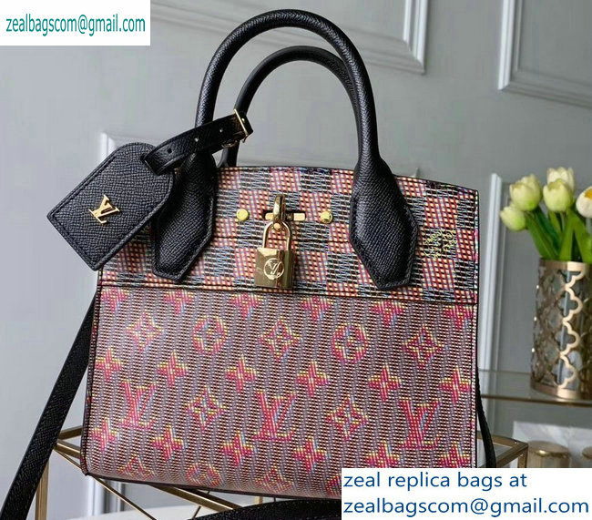 Louis Vuitton City Steamer Mini Tote Bag M55469 Monogram LV Pop Pink - Click Image to Close