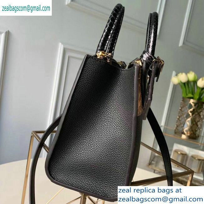 Louis Vuitton City Steamer Mini Tote Bag N96097 Python/Black