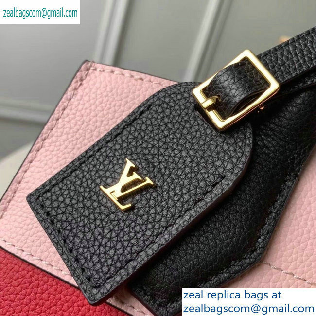 Louis Vuitton City Steamer PM Tote Bag Black/Pink/Red - Click Image to Close