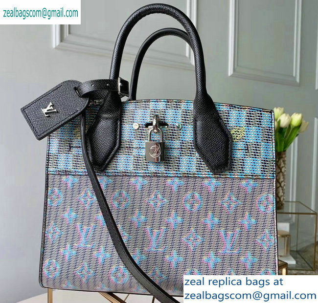 Louis Vuitton City Steamer PM Tote Bag Monogram LV Pop Blue - Click Image to Close