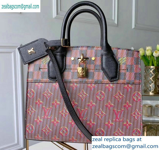 Louis Vuitton City Steamer PM Tote Bag Monogram LV Pop Pink - Click Image to Close