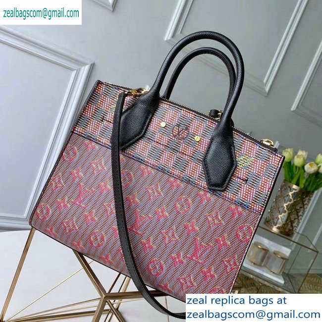 Louis Vuitton City Steamer PM Tote Bag Monogram LV Pop Pink