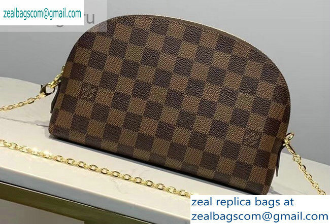 Louis Vuitton Cosmetic Pouch GM Bag M47353 Damier Ebene Canvas - Click Image to Close