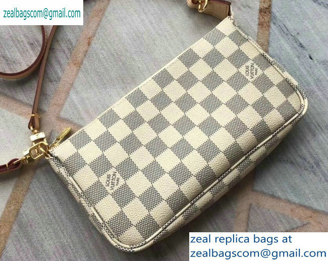 Louis Vuitton Damier Azur Canvas Pochette Accessoires Bag N41207 - Click Image to Close