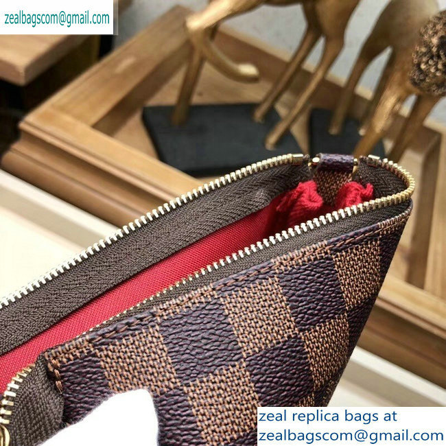 Louis Vuitton Damier Ebene Canvas Mini Pochette Accessoires Bag N58009 - Click Image to Close