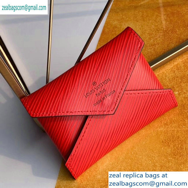 Louis Vuitton Epi Leather Pochette Kirigami Pouch Bag M62457 Pink/Burgundy/Red 2019