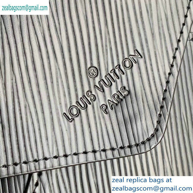 Louis Vuitton Epi Leather Pochette Kirigami Pouch Bag M64186 Black/Silver/Pink 2019 - Click Image to Close