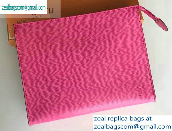 Louis Vuitton Epi Leather Toiletry Pouch 26 Bag M41085 Fuchsia - Click Image to Close