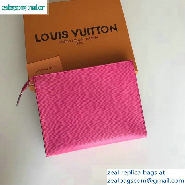 Louis Vuitton Epi Leather Toiletry Pouch 26 Bag M41085 Fuchsia