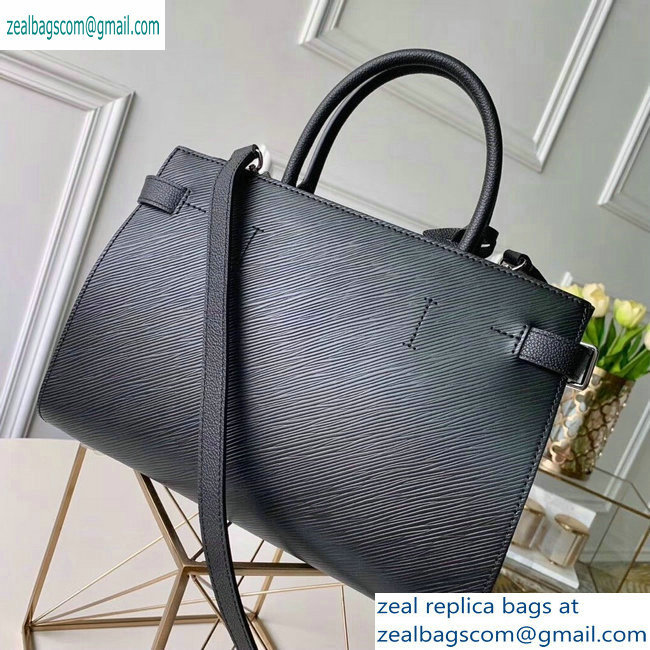 Louis Vuitton Epi Leather Twist Tote Bag M54810 Black - Click Image to Close