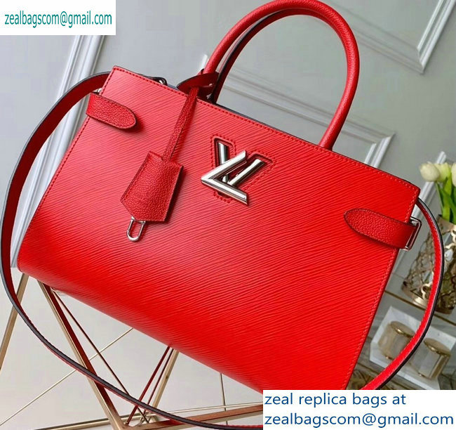 Louis Vuitton Epi Leather Twist Tote Bag M54811 Coquelicot - Click Image to Close