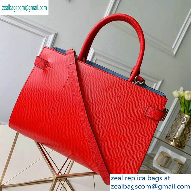 Louis Vuitton Epi Leather Twist Tote Bag M54811 Coquelicot