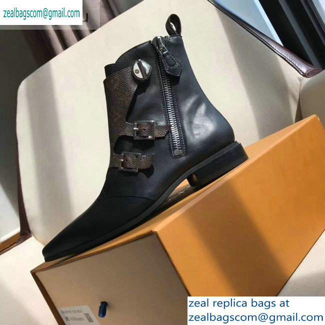 Louis Vuitton Jumble Flat Ankle Boots Monogram Canvas 2019