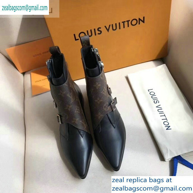 Louis Vuitton Jumble Flat Ankle Boots Monogram Canvas 2019