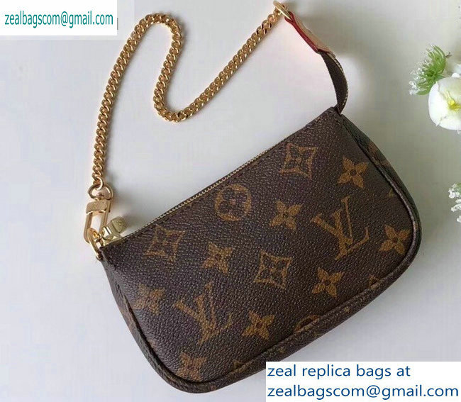 Louis Vuitton Monogram Canvas Mini Pochette Accessoires Bag M58009 - Click Image to Close