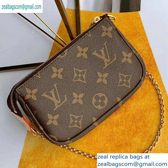 Louis Vuitton Monogram Canvas Mini Pochette Accessoires Bag Print