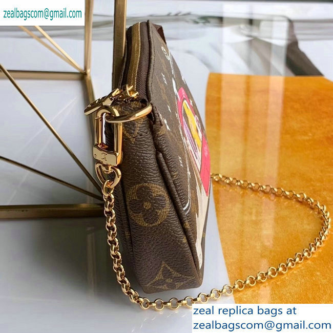 Louis Vuitton Monogram Canvas Mini Pochette Accessoires Bag Print