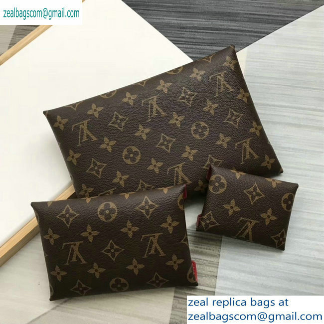 Louis Vuitton Monogram Canvas Pochette Kirigami Pouch Bag M62034 2019