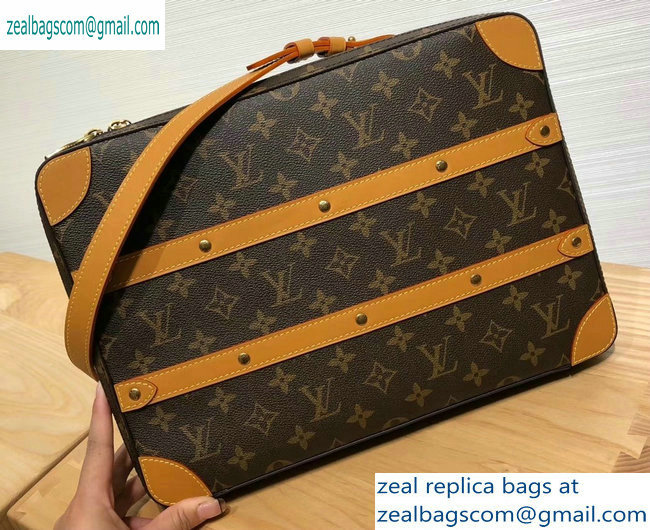 Louis Vuitton Monogram Canvas Soft Trunk Messenger MM Bag M44754 2019 - Click Image to Close