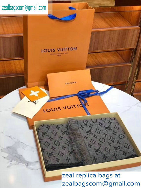 Louis Vuitton Monogram Classic Scarf 190x40cm Light Coffee - Click Image to Close