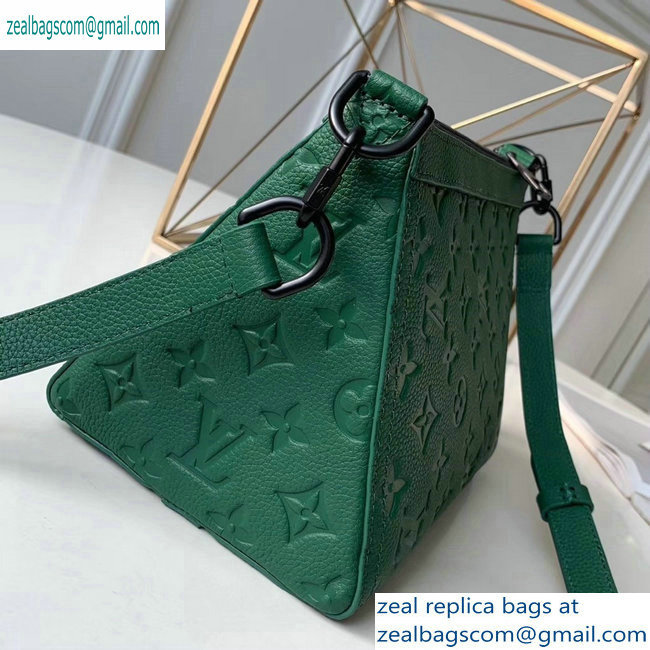 Louis Vuitton Monogram Empreinte Triangle Shaped Messenger Bag M54330 Green 2019 - Click Image to Close