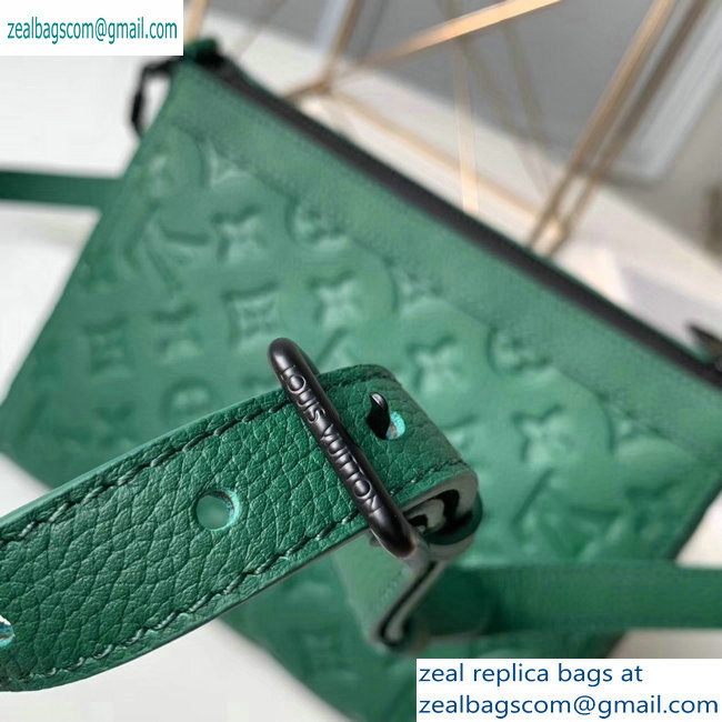 Louis Vuitton Monogram Empreinte Triangle Shaped Messenger Bag M54330 Green 2019 - Click Image to Close