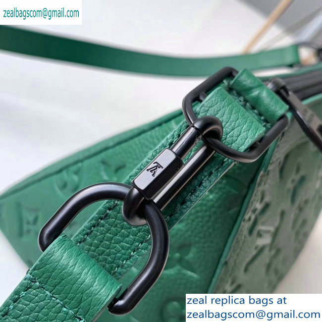 Louis Vuitton Monogram Empreinte Triangle Shaped Messenger Bag M54330 Green 2019 - Click Image to Close