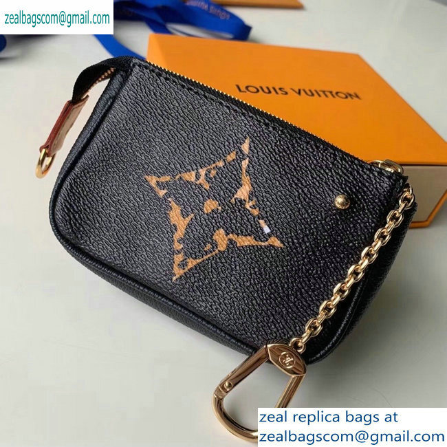 Louis Vuitton Monogram Giant Canvas Micro Pochette Accessoires Bag M67579 Animal Print 2019