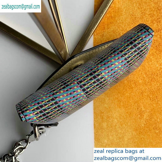 Louis Vuitton Monogram LV Pop Kirigami Necklace Envelope Pouch Bag M68613 Blue 2019 - Click Image to Close