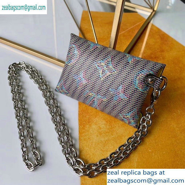 Louis Vuitton Monogram LV Pop Kirigami Necklace Envelope Pouch Bag M68614 Pink 2019
