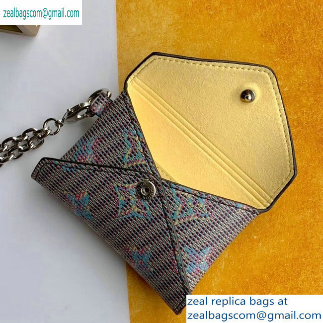 Louis Vuitton Monogram LV Pop Kirigami Necklace Envelope Pouch Bag M68614 Pink 2019