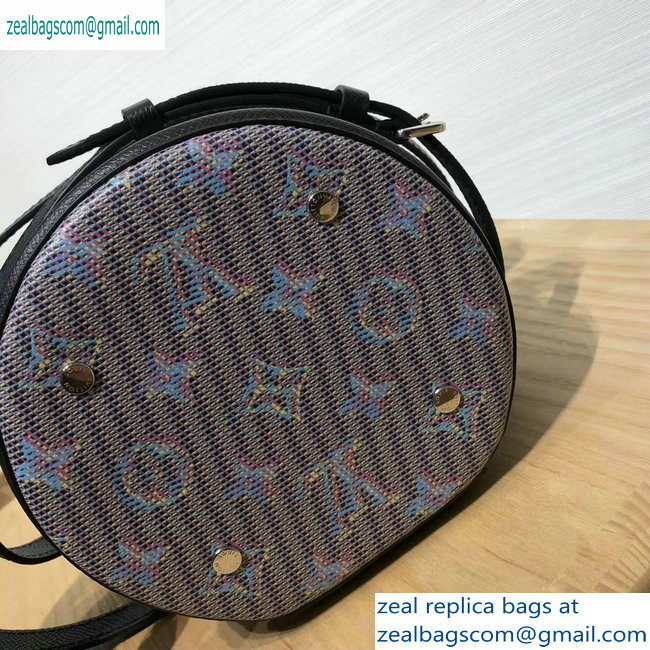 Louis Vuitton Monogram LV Pop Print Cannes Beauty Case Bucket Bag M55457 Black 2019 - Click Image to Close