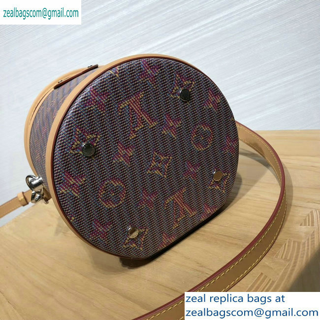 Louis Vuitton Monogram LV Pop Print Cannes Beauty Case Bucket Bag M55457 Pink 2019