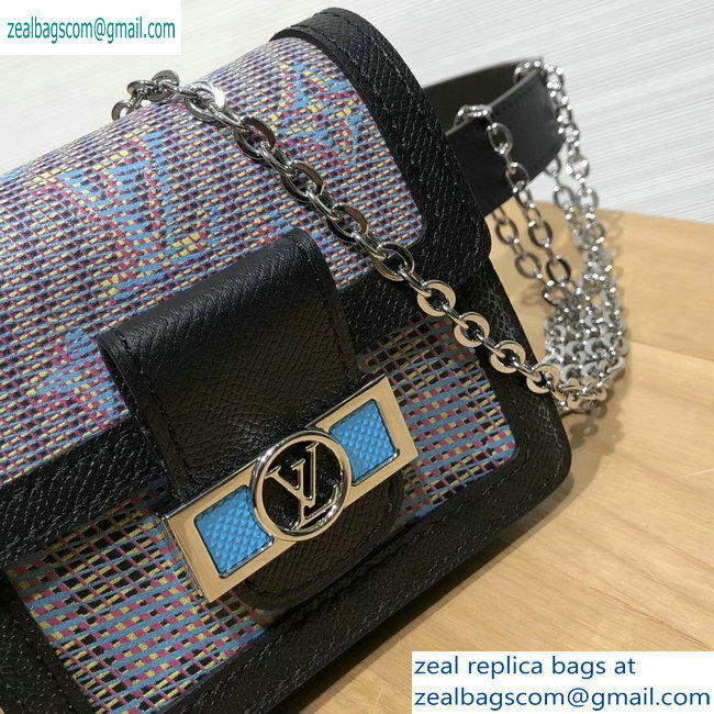 Louis Vuitton Monogram LV Pop Print Dauphine BB Bumbag M68619 Blue 2019 - Click Image to Close