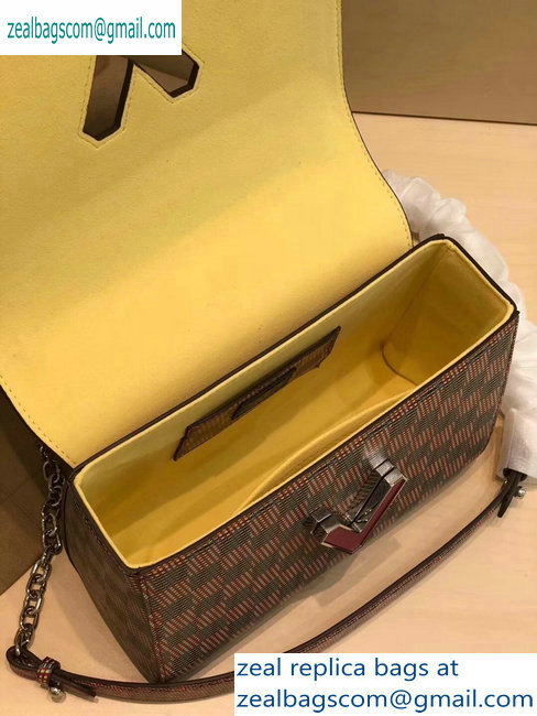 Louis Vuitton Monogram LV Pop Print Twist MM Bag M55480 Pink 2019
