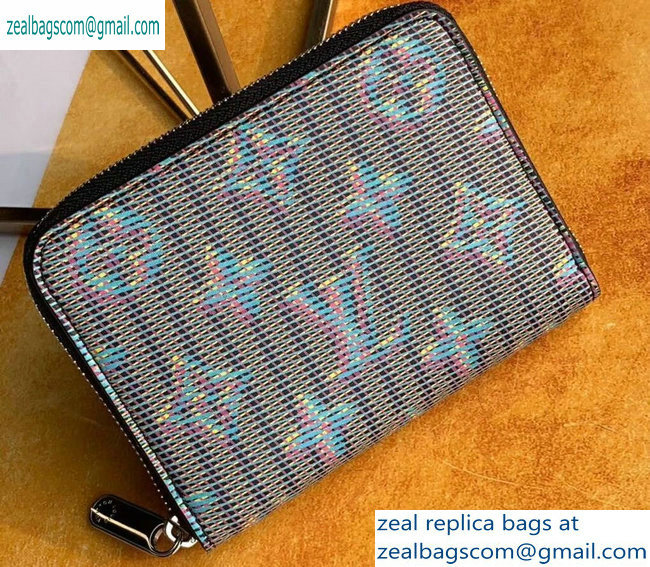 Louis Vuitton Monogram LV Pop Zippy Coin Purse M68663 Blue 2019
