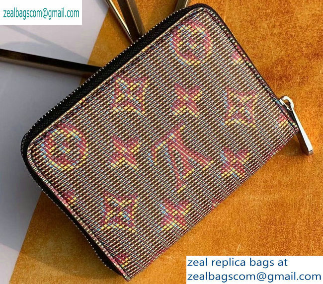 Louis Vuitton Monogram LV Pop Zippy Coin Purse M68663 Pink 2019