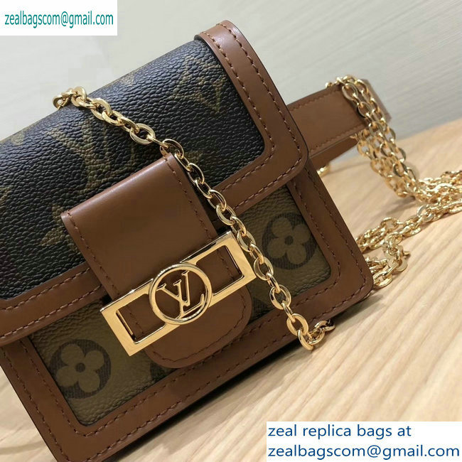 Louis Vuitton Monogram and Monogram Reverse Canvas Dauphine BB Bumbag M68621 2019