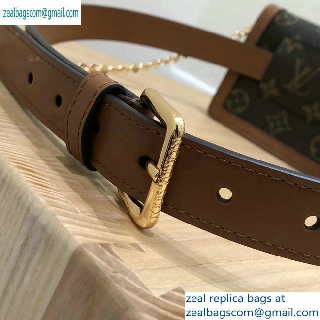 Louis Vuitton Monogram and Monogram Reverse Canvas Dauphine BB Bumbag M68621 2019