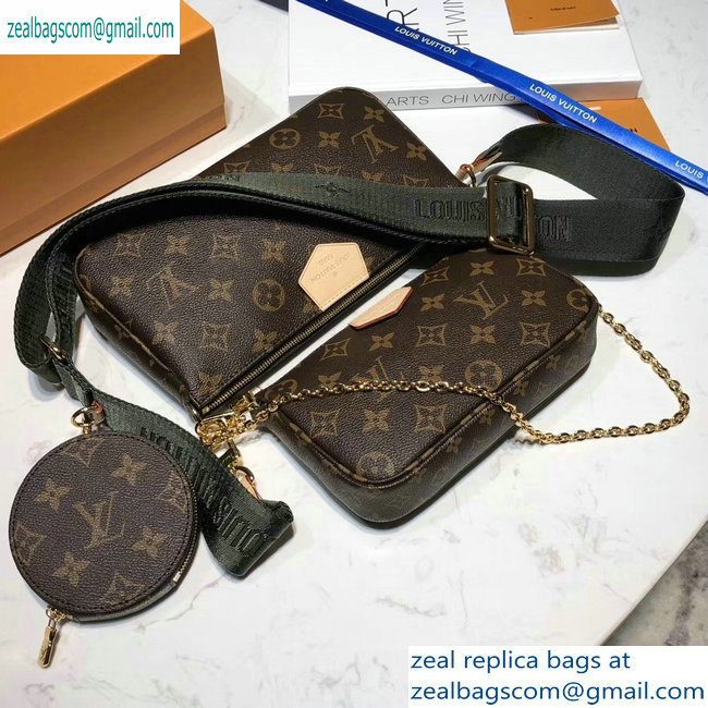 Louis Vuitton Multi-Pochette Accessoires Bag green