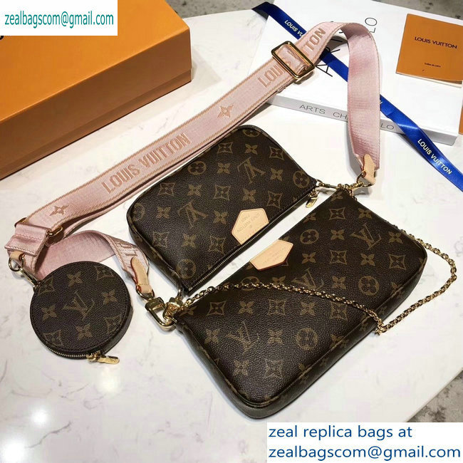 Louis Vuitton Multi-Pochette Accessoires Bag pink