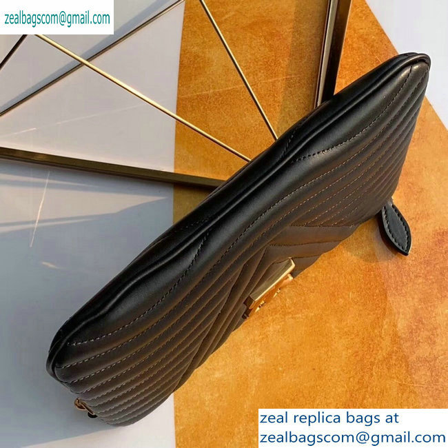 Louis Vuitton New Wave Zip Pochette Bag M63943 Black 2019